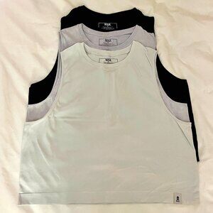 Set of 3 Soul by SoulCycle Seamless Boxy Crop Tank